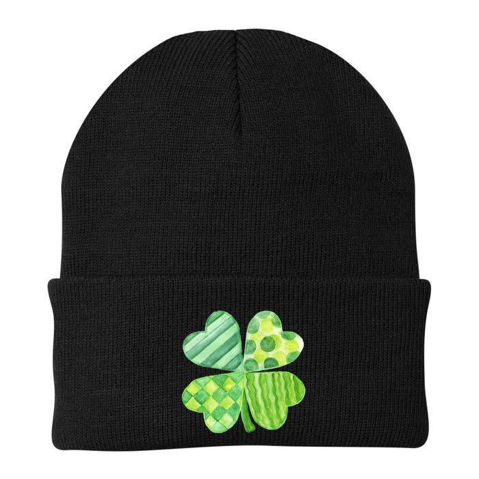 Cute 4 Leaf Clover Irish St Patricks Day Beanie