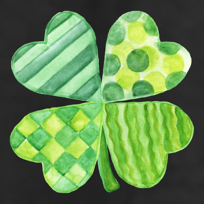 Cute 4 Leaf Clover Irish St Patricks Day Beanie
