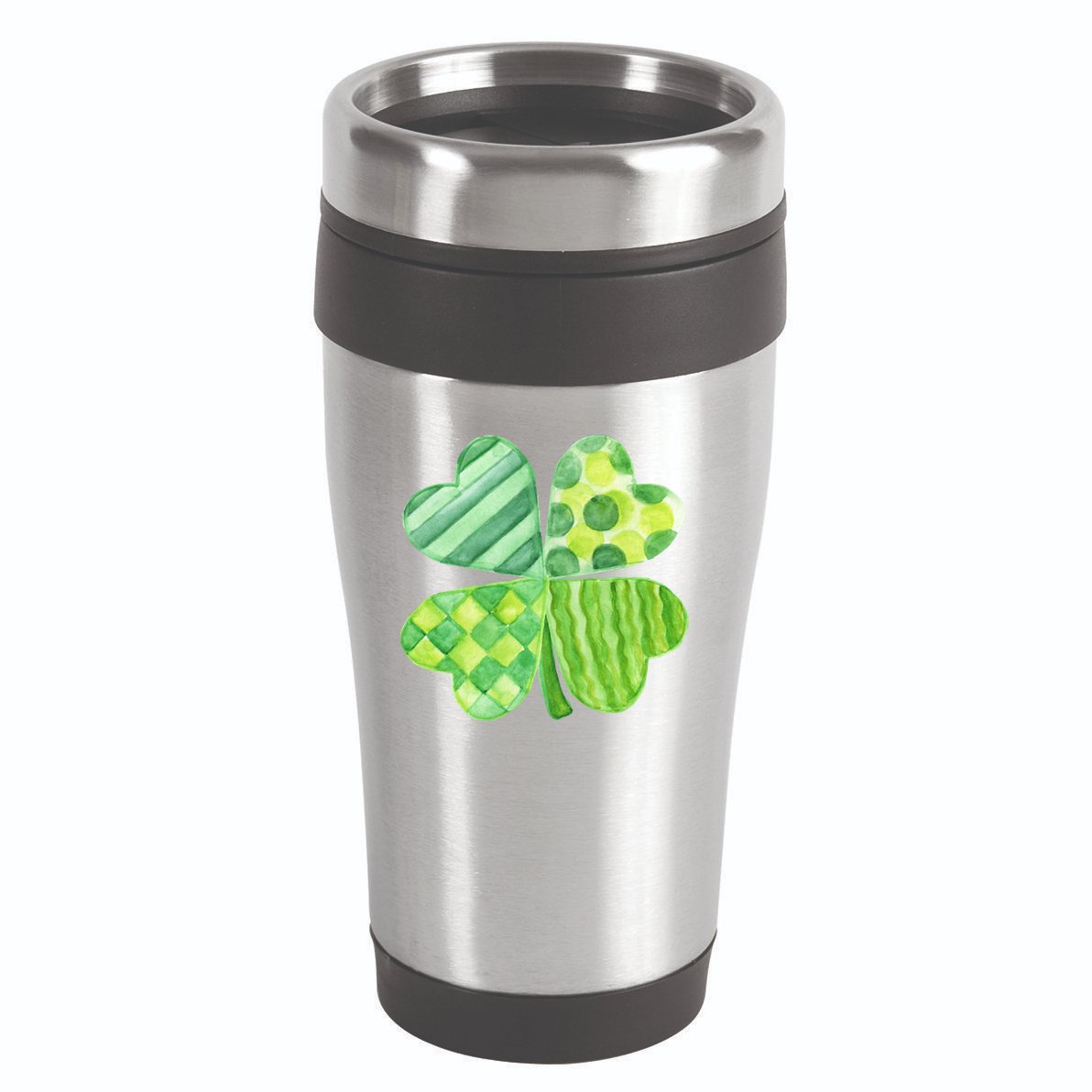 Cute 4 Leaf Clover Irish St Patricks Day 16oz Travel Tumbler