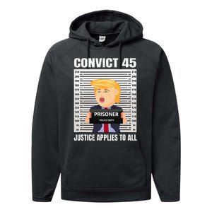 Convict 45 No One Is Above The Law Performance Fleece Hoodie