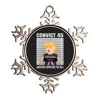 Convict 45 No One Is Above The Law Metallic Star Ornament