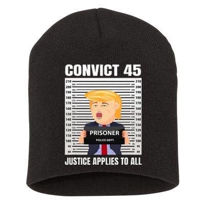 Convict 45 No One Is Above The Law Short Acrylic Beanie