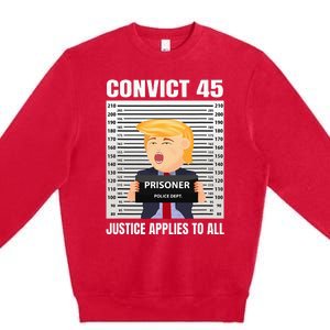 Convict 45 No One Is Above The Law Premium Crewneck Sweatshirt