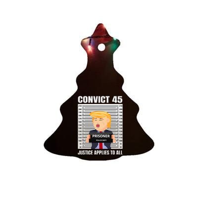 Convict 45 No One Is Above The Law Ceramic Tree Ornament