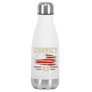 Convict 45 No One Man Or Woman Is Above The Law Stainless Steel Insulated Water Bottle