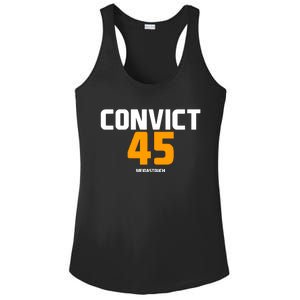 Convict 45 No One Man Or Woman Is Above The Law Ladies PosiCharge Competitor Racerback Tank