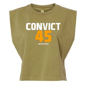 Convict 45 No One Man Or Woman Is Above The Law Garment-Dyed Women's Muscle Tee