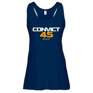 Convict 45 No One Man Or Woman Is Above The Law Ladies Essential Flowy Tank