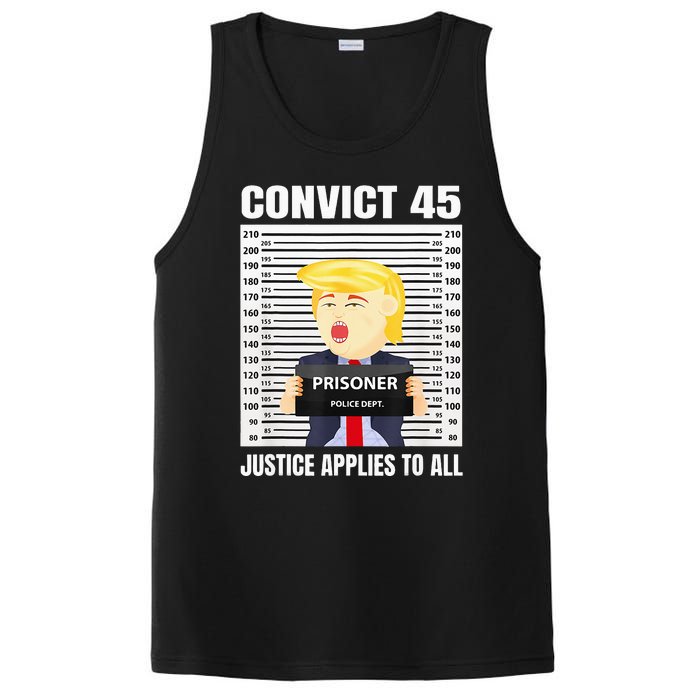 Convict 45 No One Is Above The Law Funny PosiCharge Competitor Tank