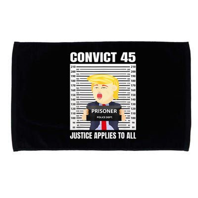 Convict 45 No One Is Above The Law Funny Microfiber Hand Towel