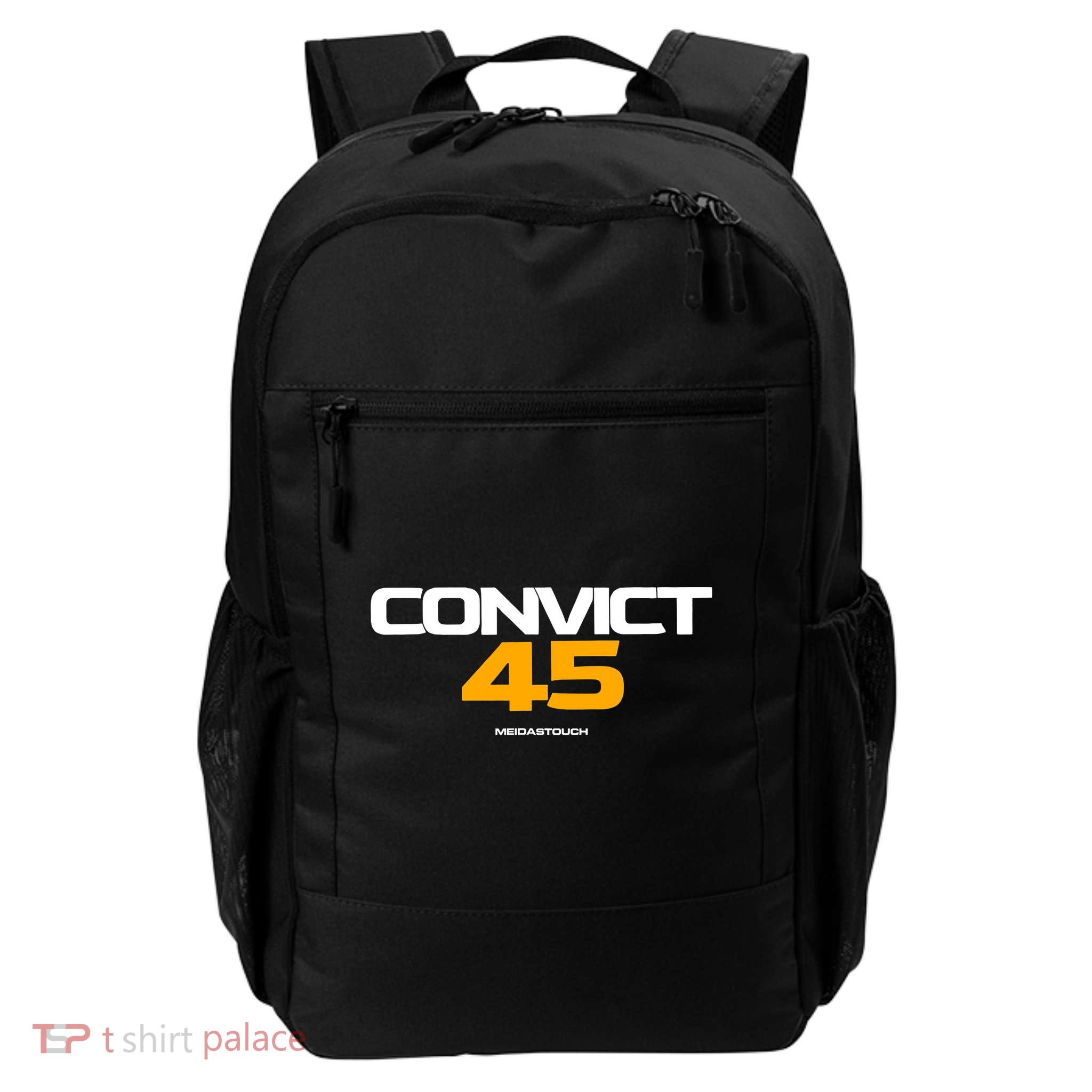 Convict 45 No One Man Or Woman Is Above The Law Daily Commute Backpack