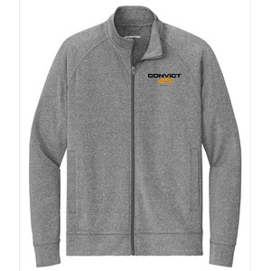 Convict 45 No One Man Or Woman Is Above The Law Stretch Full-Zip Cadet Jacket