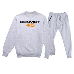 Convict 45 No One Man Or Woman Is Above The Law Premium Crewneck Sweatsuit Set