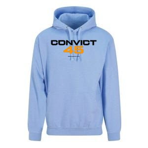 Convict 45 No One Man Or Woman Is Above The Law Unisex Surf Hoodie