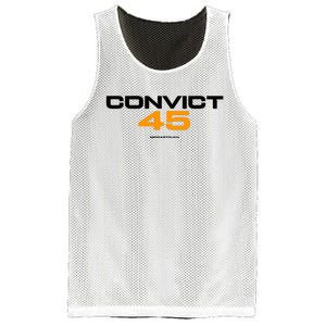 Convict 45 No One Man Or Woman Is Above The Law Mesh Reversible Basketball Jersey Tank