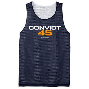 Convict 45 No One Man Or Woman Is Above The Law Mesh Reversible Basketball Jersey Tank