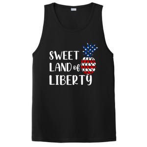 Cute 4th Of July Gift Sweet Land Of Liberty Gift PosiCharge Competitor Tank