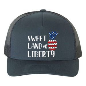 Cute 4th Of July Gift Sweet Land Of Liberty Gift Yupoong Adult 5-Panel Trucker Hat