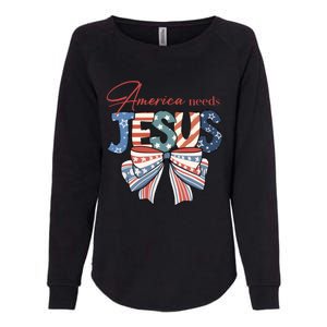 Coquette 4th Of July Christian Quotes Womens California Wash Sweatshirt