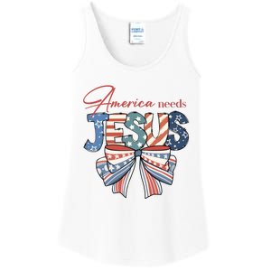 Coquette 4th Of July Christian Quotes Ladies Essential Tank