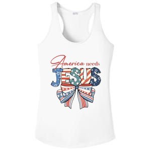 Coquette 4th Of July Christian Quotes Ladies PosiCharge Competitor Racerback Tank