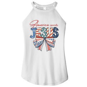 Coquette 4th Of July Christian Quotes Women's Perfect Tri Rocker Tank