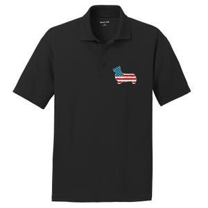 Corgi 4th Of July Dog Lover Gifts Men Women American Flag PosiCharge RacerMesh Polo