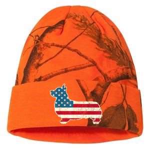 Corgi 4th Of July Dog Lover Gifts Men Women American Flag Kati Licensed 12" Camo Beanie