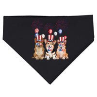 Corgi 4th Of July Dog Lover Men Women American Flag USA-Made Doggie Bandana