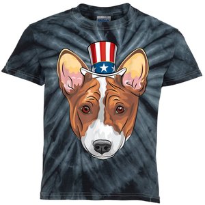 Corgi 4th Of July Dog Lover Men Women American Flag Kids Tie-Dye T-Shirt