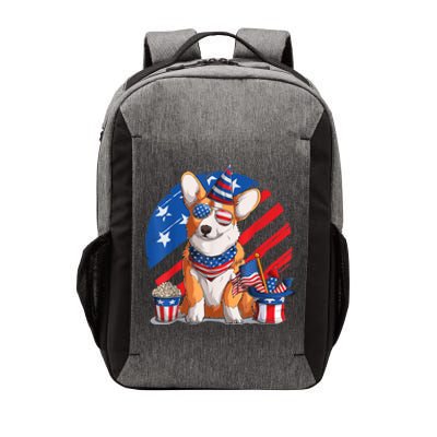 Corgi 4th Of July American Sunglasses Dog Puppy USA Corgi Vector Backpack