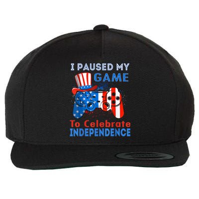 Celebrate 4th Of July America Independence July 4th Wool Snapback Cap