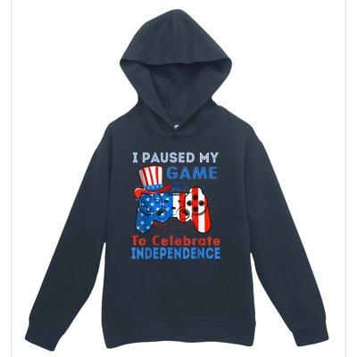 Celebrate 4th Of July America Independence July 4th Urban Pullover Hoodie