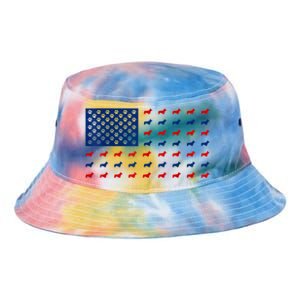 Corgi 4th Of July USA American Flag Dog Owner Men Women Tie Dye Newport Bucket Hat