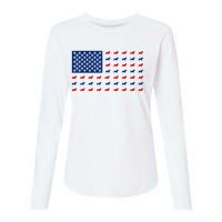 Corgi 4th Of July USA American Flag Dog Owner Men Women Womens Cotton Relaxed Long Sleeve T-Shirt