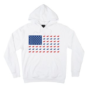 Corgi 4th Of July USA American Flag Dog Owner Men Women Hoodie