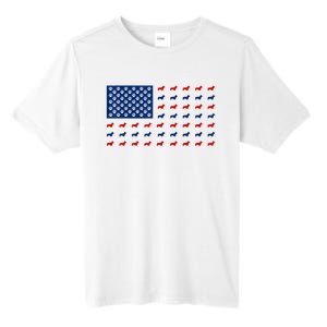 Corgi 4th Of July USA American Flag Dog Owner Men Women Tall Fusion ChromaSoft Performance T-Shirt