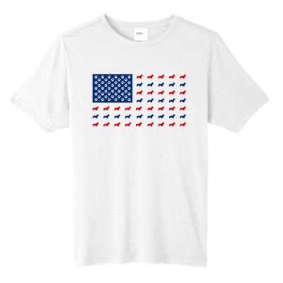 Corgi 4th Of July USA American Flag Dog Owner Men Women Tall Fusion ChromaSoft Performance T-Shirt