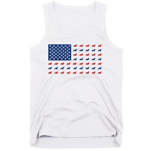 Corgi 4th Of July USA American Flag Dog Owner Men Women Tank Top