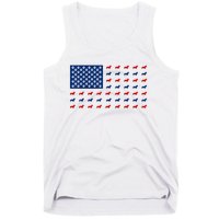 Corgi 4th Of July USA American Flag Dog Owner Men Women Tank Top