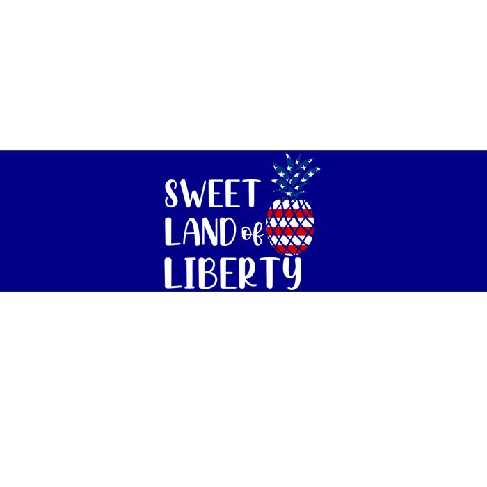 Cute 4th Of July Gift Sweet Land Of Liberty Gift Bumper Sticker