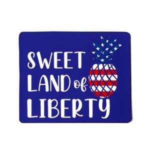 Cute 4th Of July Gift Sweet Land Of Liberty Gift Mousepad