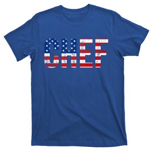 Chef 4th Of July American Flag Tees Patriot Chef Gift T-Shirt