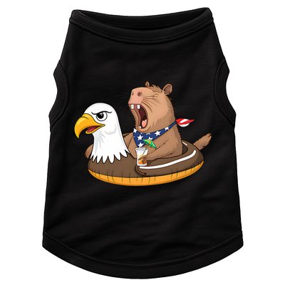 Capybara 4TH Of July Funny Pool Party Doggie Tank