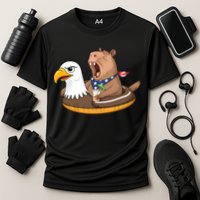 Capybara 4TH Of July Funny Pool Party Performance Shirt