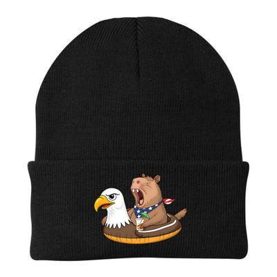 Capybara 4TH Of July Funny Pool Party Beanie