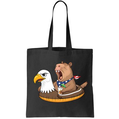 Capybara 4TH Of July Funny Pool Party Bag