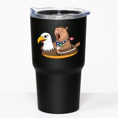 Capybara 4TH Of July Funny Pool Party Tumbler