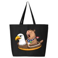 Capybara 4TH Of July Funny Pool Party 25L Jumbo Tote