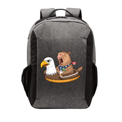 Capybara 4TH Of July Funny Pool Party Vector Backpack